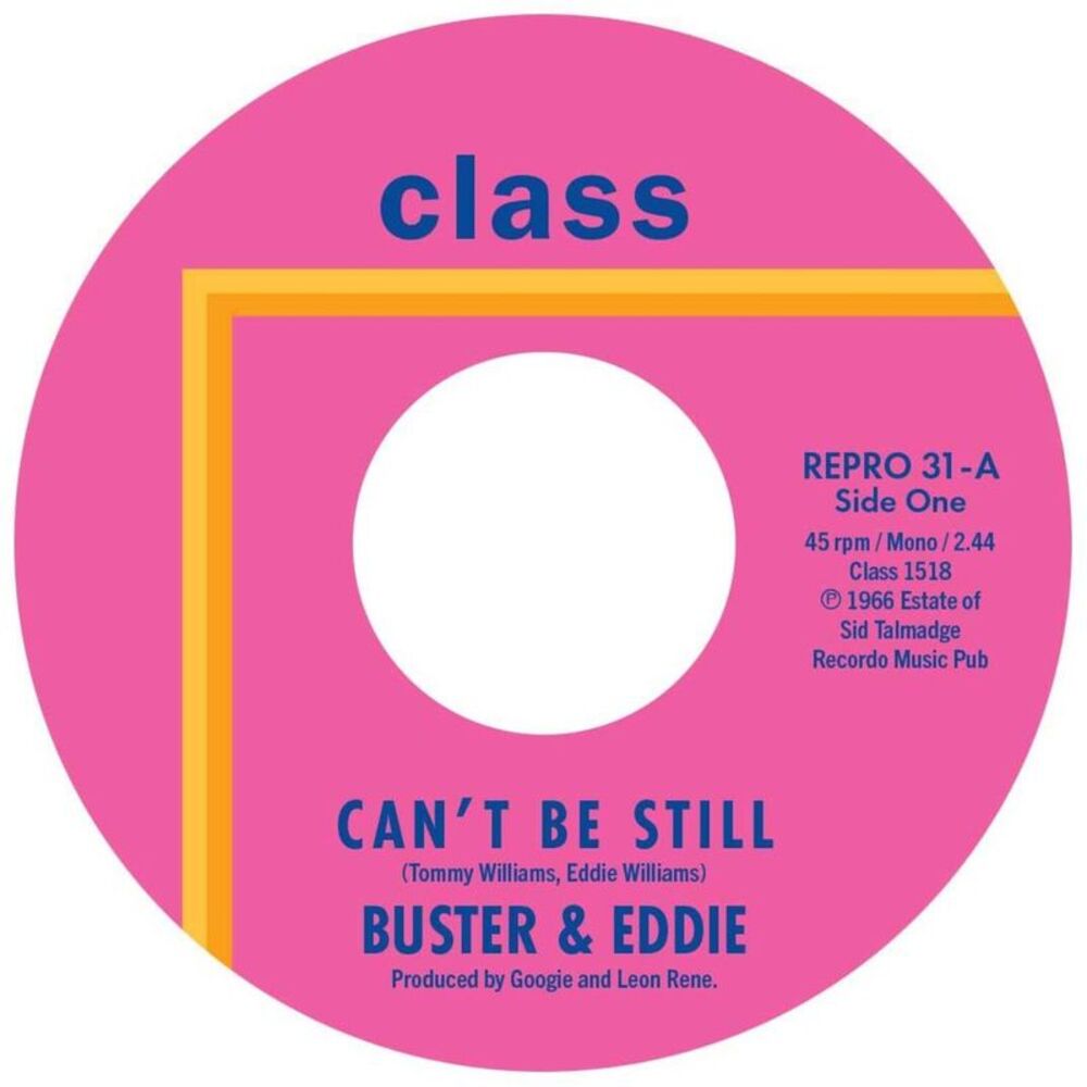 Buster & Eddie - Can't Be Still / There I Was  7-INCH SINGLE